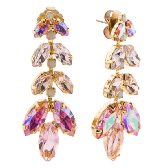 Sorrelli Repeating Navette Dangle Crystal Earrings NWT - Picture 14 of 15